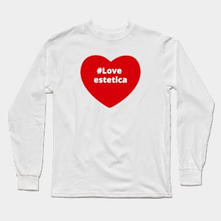 Love Estetica - Hashtag Heart Long Sleeve T-Shirt